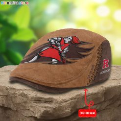 Rutgers Scarlet Knights NCAA3 Jeff Cap, Flat Cap, Driving Cap M62