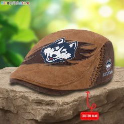 Connecticut Huskies NCAA4 Jeff Cap, Flat Cap, Driving Cap M62