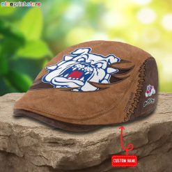 Fresno State Bulldogs NCAA4 Jeff Cap, Flat Cap, Driving Cap M62