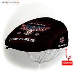 Texas AM Aggies NCAA2 Jeff Cap, Flat Cap, Driving Cap M59