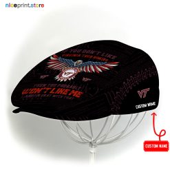 Virginia Tech Hokies NCAA2 Jeff Cap, Flat Cap, Driving Cap M59