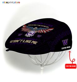 Washington Huskies NCAA2 Jeff Cap, Flat Cap, Driving Cap M59