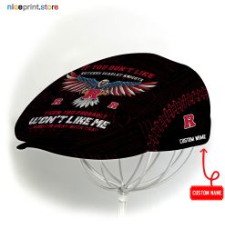 Rutgers Scarlet Knights NCAA3 Jeff Cap, Flat Cap, Driving Cap M59