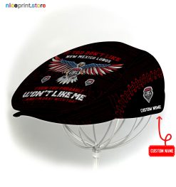 New Mexico Lobos NCAA4 Jeff Cap, Flat Cap, Driving Cap M59