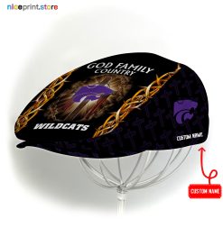 Kansas State Wildcats NCAA Jeff Cap, Flat Cap, Driving Cap M60