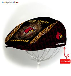 Louisville Cardinals NCAA Jeff Cap, Flat Cap, Driving Cap M60