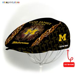Michigan Wolverines NCAA Jeff Cap, Flat Cap, Driving Cap M60
