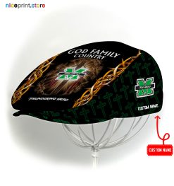 Marshall Thundering Herd NCAA2 Jeff Cap, Flat Cap, Driving Cap M60