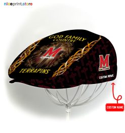 Maryland Terrapins NCAA2 Jeff Cap, Flat Cap, Driving Cap M60