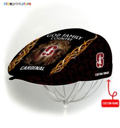 Stanford Cardinal NCAA2 Jeff Cap, Flat Cap, Driving Cap M60