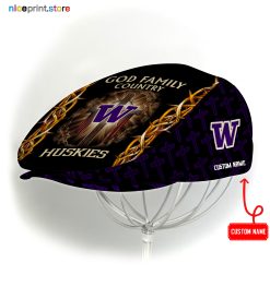 Washington Huskies NCAA2 Jeff Cap, Flat Cap, Driving Cap M60