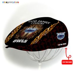 Florida Atlantic Owls NCAA3 Jeff Cap, Flat Cap, Driving Cap M60