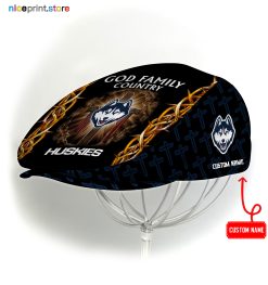 Connecticut Huskies NCAA4 Jeff Cap, Flat Cap, Driving Cap M60