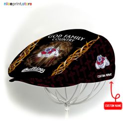 Fresno State Bulldogs NCAA4 Jeff Cap, Flat Cap, Driving Cap M60