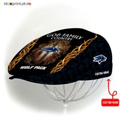 Nevada Wolf Pack NCAA4 Jeff Cap, Flat Cap, Driving Cap M60