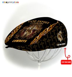 Wyoming Cowboys NCAA4 Jeff Cap, Flat Cap, Driving Cap M60