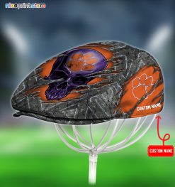 Clemson Tigers NCAA Skull Jeff Cap, Flat Cap, Driving Cap M65
