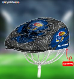 Kansas Jayhawks NCAA Skull Jeff Cap, Flat Cap, Driving Cap M65