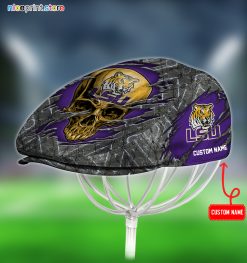 LSU Tigers NCAA Skull Jeff Cap, Flat Cap, Driving Cap M65