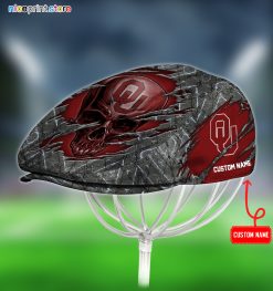 Oklahoma Sooners NCAA Skull Jeff Cap, Flat Cap, Driving Cap M65