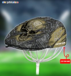 Navy Midshipmen NCAA2 Skull Jeff Cap, Flat Cap, Driving Cap M65