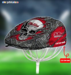 Ole Miss Rebels NCAA2 Skull Jeff Cap, Flat Cap, Driving Cap M65