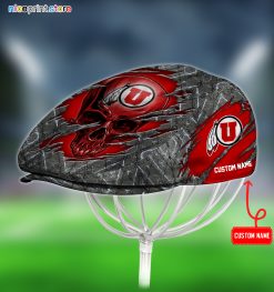Utah Utes NCAA2 Skull Jeff Cap, Flat Cap, Driving Cap M65