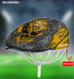 West Virginia Mountaineers NCAA2 Skull Jeff Cap, Flat Cap, Driving Cap M65