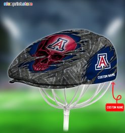 Arizona Wildcats NCAA3 Skull Jeff Cap, Flat Cap, Driving Cap M65