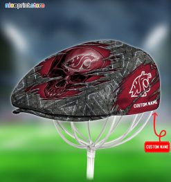 Washington State Cougars NCAA3 Skull Jeff Cap, Flat Cap, Driving Cap M65