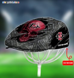 San Diego State Aztecs NCAA4 Skull Jeff Cap, Flat Cap, Driving Cap M65