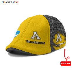 Appalachian State Mountaineers NCAA4 Six-Panel Ivy Cap, Flat Cap M01
