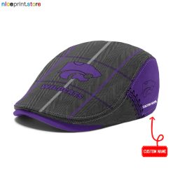 Kansas State Wildcats NCAA Flat Cap, Driving Cap M67