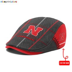 Nebraska Cornhuskers NCAA Flat Cap, Driving Cap M67