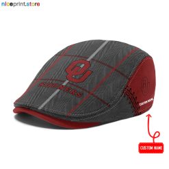 Oklahoma Sooners NCAA Flat Cap, Driving Cap M67