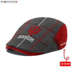 Indiana Hoosiers NCAA2 Flat Cap, Driving Cap M67