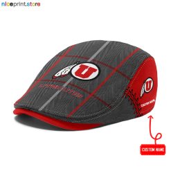 Utah Utes NCAA2 Flat Cap, Driving Cap M67
