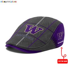 Washington Huskies NCAA2 Flat Cap, Driving Cap M67