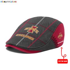 Iowa State Cyclones NCAA3 Flat Cap, Driving Cap M67