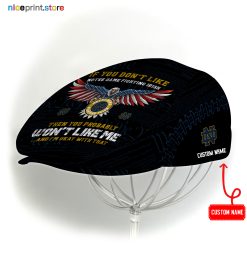 Notre Dame Fighting Irish NCAA Jeff Cap, Flat Cap, Driving Cap M59