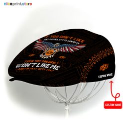 Oklahoma State Cowboys NCAA Jeff Cap, Flat Cap, Driving Cap M59