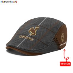 Wyoming Cowboys NCAA4 Flat Cap, Driving Cap M67
