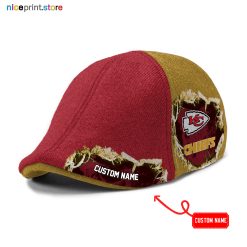 Kansas City Chiefs NFL Ivy Cap, Flat Cap M02