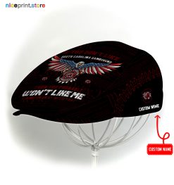 South Carolina Gamecocks NCAA Jeff Cap, Flat Cap, Driving Cap M59