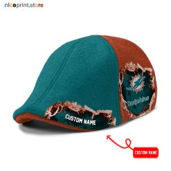 Miami Dolphins NFL Ivy Cap, Flat Cap M02