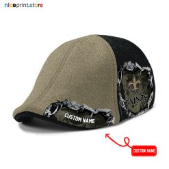 New Orleans Saints NFL Ivy Cap, Flat Cap M02