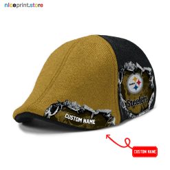 Pittsburgh Steelers NFL Ivy Cap, Flat Cap M02