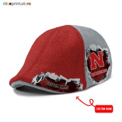 Nebraska Cornhuskers NCAA Ivy Cap, Flat Cap M02