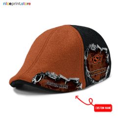 Oklahoma State Cowboys NCAA Ivy Cap, Flat Cap M02