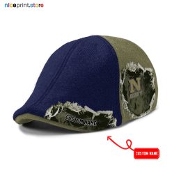 Navy Midshipmen NCAA2 Ivy Cap, Flat Cap M02